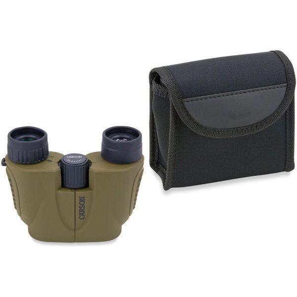 Carson Optics Hornet Binoculars 8x22 - Compact Green