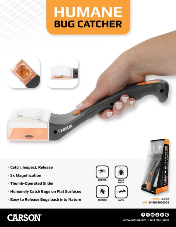 COHU30_add_01.jpg Carson Optics Humane Bug Catcher - 5x Magnification Tool