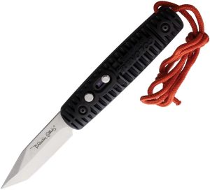 Colonial Auto Ranger Button Lock Black Tanto Knife
