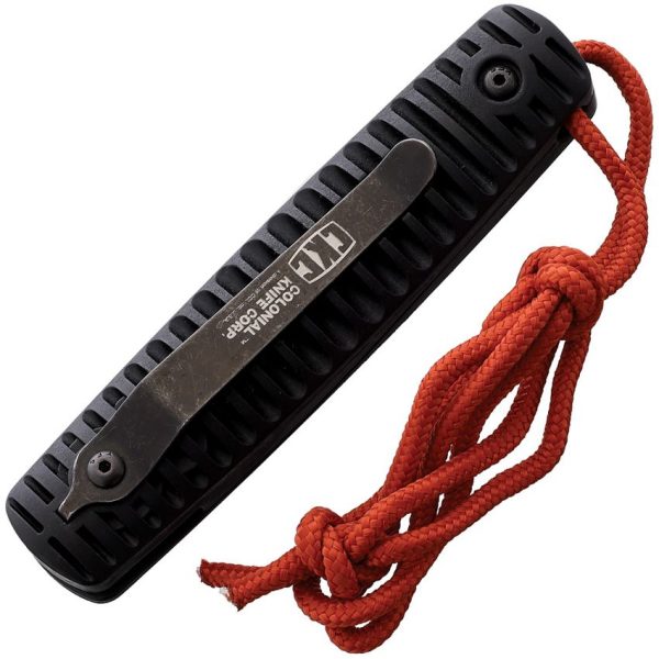 Colonial Auto Ranger Button Lock Black Tanto Knife