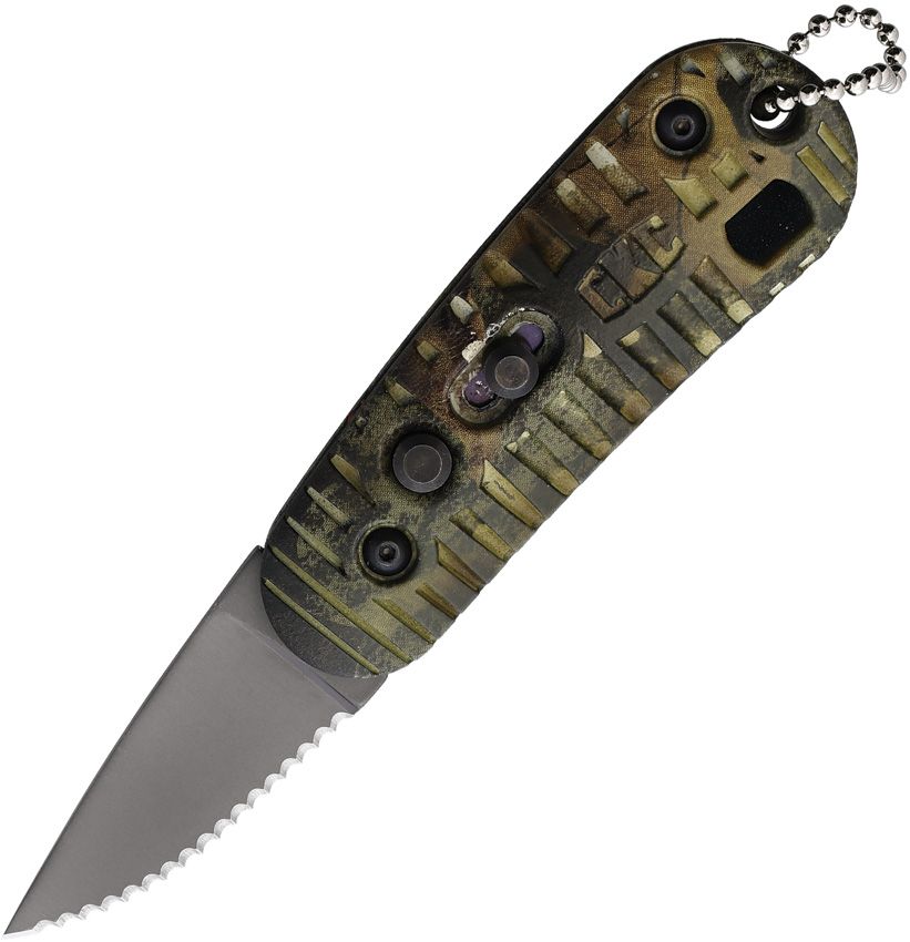 Colonial Auto Button Lock Folding Knife Mossy Oak Camo 1.75