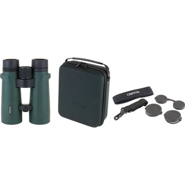 Carson Optics Binoculars 10x50 Green Waterproof