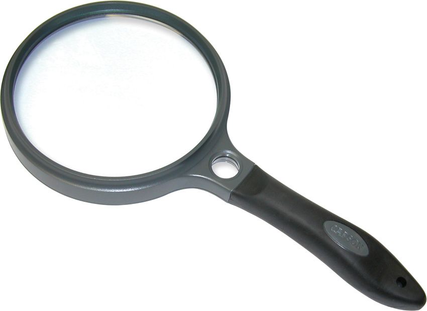 Carson Optics Sure-Grip 2.5x Magnifier with 10x Spot Lens