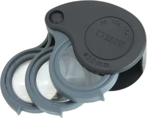 Carson Optics TriView Folding Loupe 15X Power