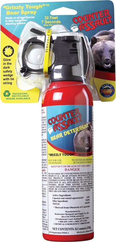 Counter Assault Bear Spray 8.1oz Canister