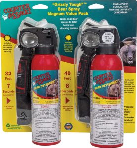 COU7027.jpg Counter Assault Bear Spray Two Pack Combo - 8.1oz & 10.2oz