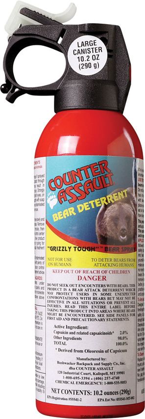 COU7034.jpg Counter Assault Bear Spray 10.2oz - Orange