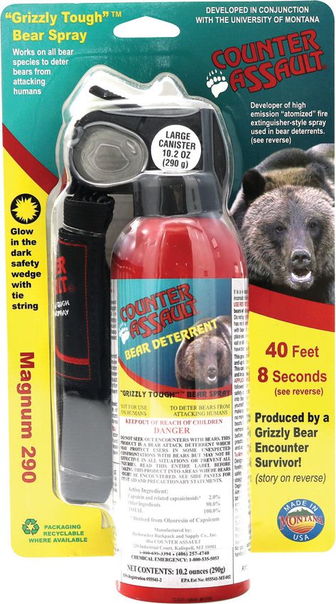 COU7035.jpg Counter Assault Bear Spray 10.2oz with Jogger Holster