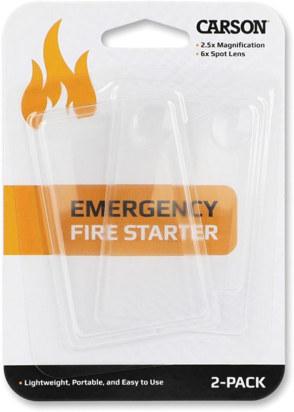 Carson Optics Credit Card Magnifier 2.5x Dual Pack