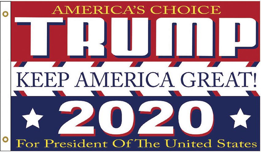 Flags Trump 2020 Flag 3' x 5' Polyester