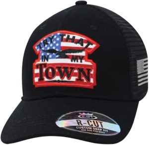CPS49132.jpg Try That In My Town Embroidered Six Panel Cap - Black