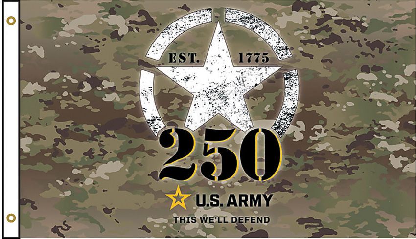 Flags Army 250th Anniversary Flag 3' x 5' Polyester