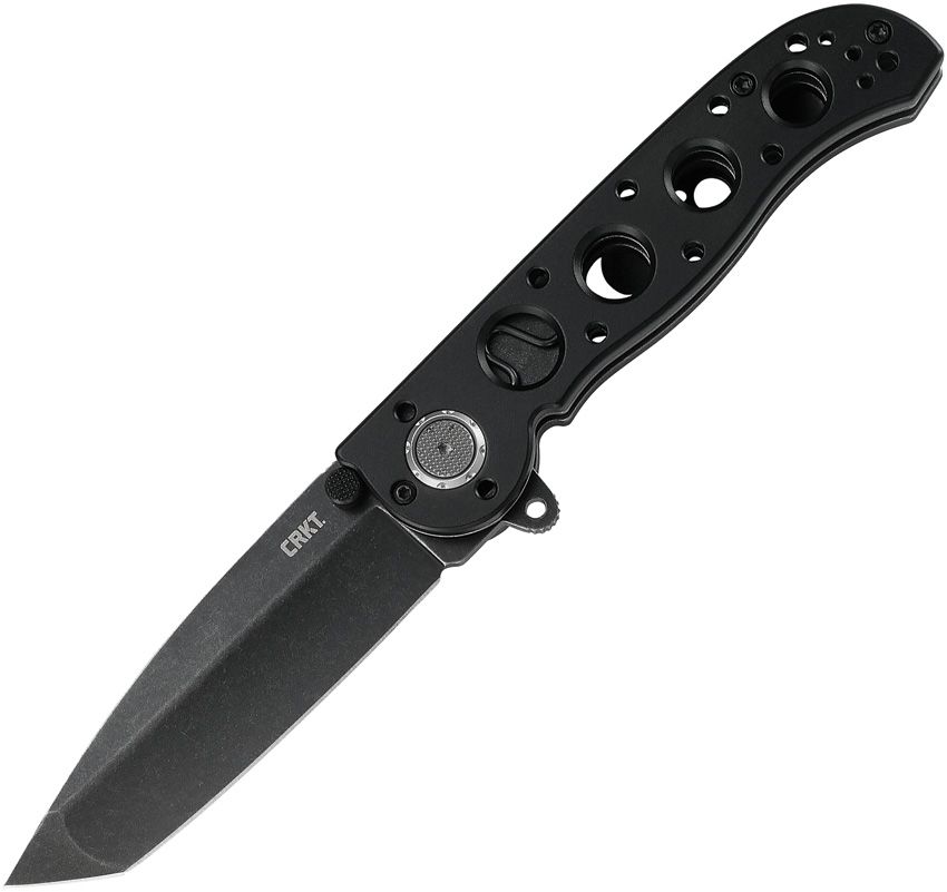 CRKT M16 Deadbolt Lock Tanto Folding Knife 3" D2 Black