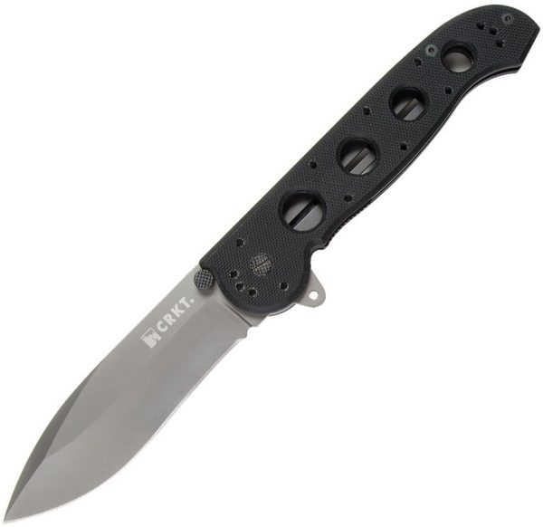 CRKT M21 G-10 Linerlock Folding Knife 3.88" Gray Blade