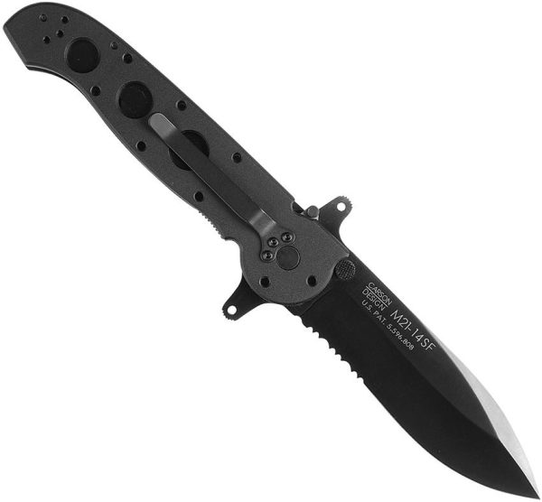 CRKT M21 Special Forces Partially Serrated - Black