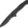 CR2267.jpg CRKT Taco Viper Linerlock Serrated - Black GRN