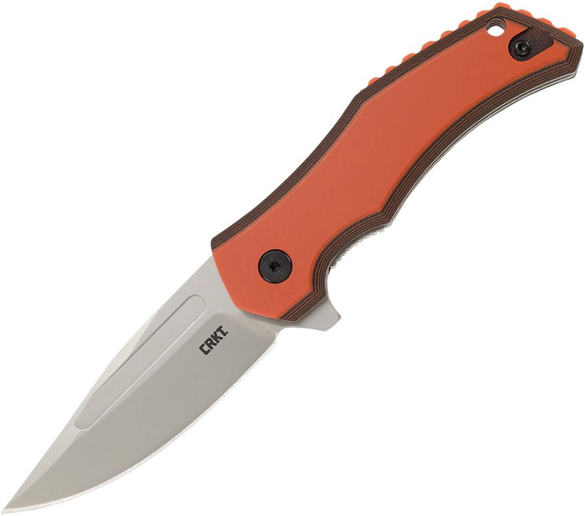 CRKT Fawkes Linerlock Folding Knife 2.75" Assisted Orange