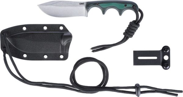 CRKT Minimalist Nessmuk D2 Fixed Blade - Micarta Handle