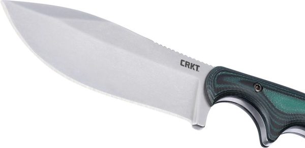 CRKT Minimalist Nessmuk D2 Fixed Blade - Micarta Handle