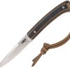 CRKT Biwa Fixed Blade - G10 Handle Alan Folts Design