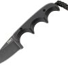 CRKT Minimalist Stonewash 5Cr15MoV - Black G10 Neck Knife