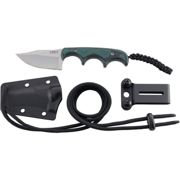 CRKT Folts Minimalist Bowie 5Cr15MoV - Green Micarta