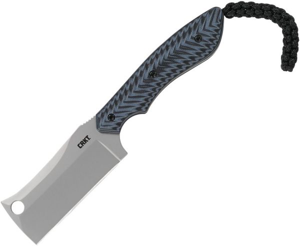CRKT S.P.E.C. Cleaver Fixed Blade - Black/Blue G10