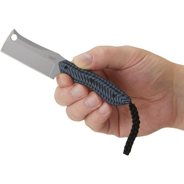 CRKT S.P.E.C. Cleaver Fixed Blade - Black/Blue G10