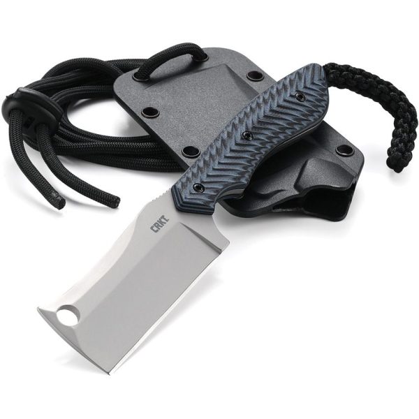 CRKT S.P.E.C. Cleaver Fixed Blade - Black/Blue G10