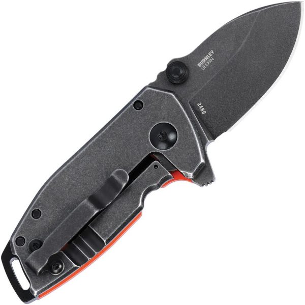 CRKT Squid Compact Orange D2 Framelock Knife