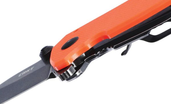 CRKT Squid Compact Orange D2 Framelock Knife