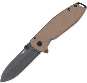 CRKT Squid XM Brown D2 Assisted Framelock Knife