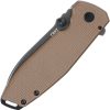 CRKT Squid XM Brown D2 Assisted Framelock Knife