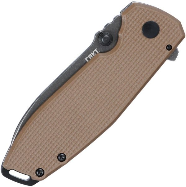 CRKT Squid XM Brown D2 Assisted Framelock Knife