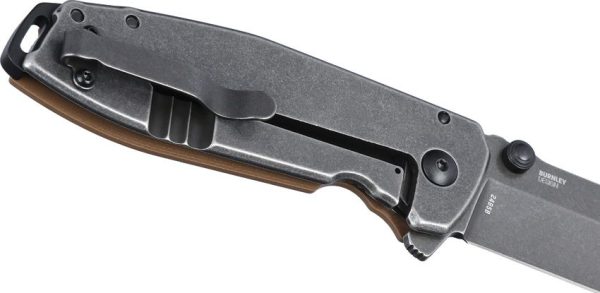 CRKT Squid XM Brown D2 Assisted Framelock Knife