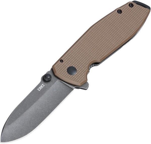 CRKT Squid XM Brown D2 Assisted Framelock Knife