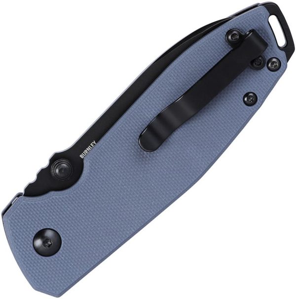 CRKT Squid XM Gray D2 Button Lock Knife