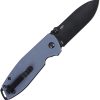 CRKT Squid XM Gray D2 Button Lock Knife