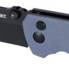 CRKT Squid XM Gray D2 Button Lock Knife