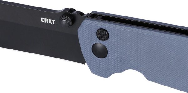 CRKT Squid XM Gray D2 Button Lock Knife