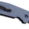 CRKT Squid XM Gray D2 Button Lock Knife