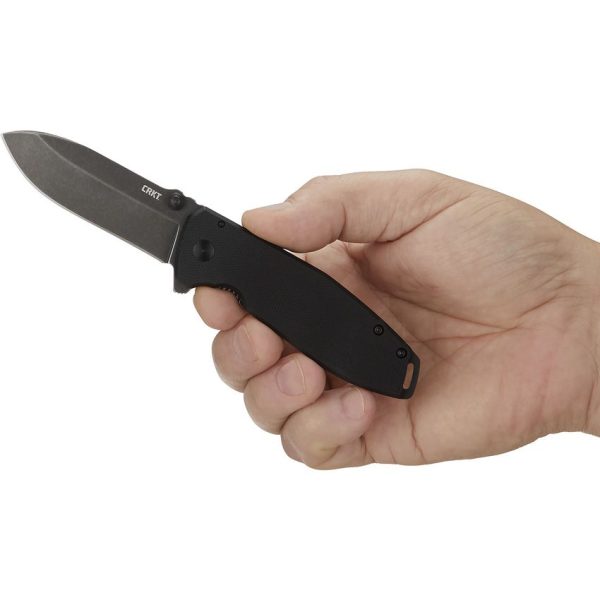 CRKT Squid XM Black D2 Assisted Framelock Knife