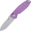 CRKT Squid XM Purple Sandvik Button Lock Knife