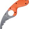 CR2511ER.jpg CRKT Bear Claw Fixed Blade - Orange GRN Handle