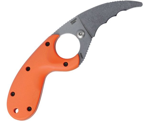 CR2511ER_add_02.jpg CRKT Bear Claw Fixed Blade - Orange GRN Handle