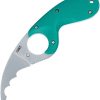 CR2511T.jpg CRKT Bear Claw Fixed Blade - Teal GRN Handle