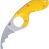 CRKT Bear Claw Fixed Blade - Yellow GRN Handle