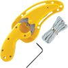 CRKT Bear Claw Fixed Blade - Yellow GRN Handle
