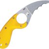 CRKT Bear Claw Fixed Blade - Yellow GRN Handle