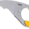 CRKT Bear Claw Fixed Blade - Yellow GRN Handle